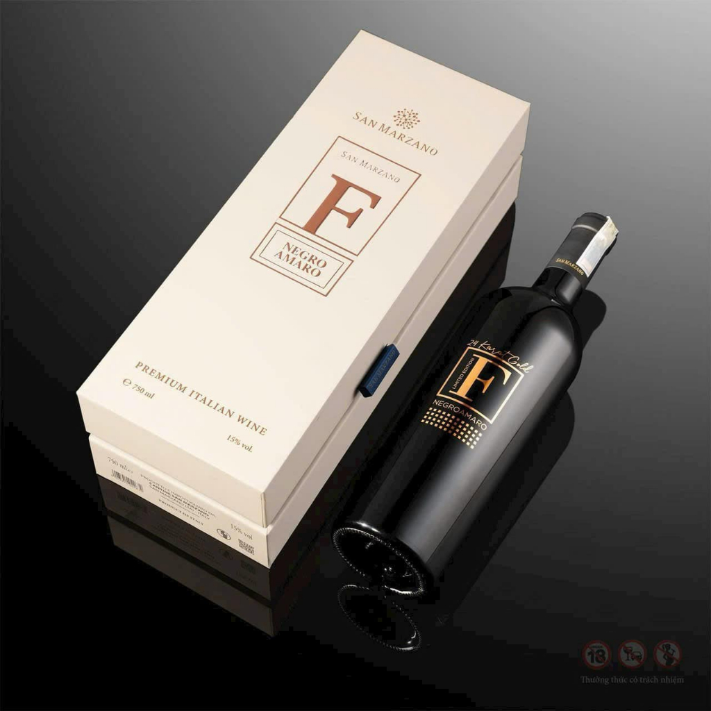 Rượu Vang F - Rượu Vang Đỏ Ý - 750ml | 15% - Chính Hãng [Ship Hỏa Tốc]