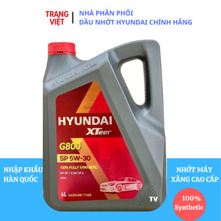 Dầu nhớt ô tô máy xăng HYUNDAI XTEER  Gasoline Ultra Protection 5W30 SP 6L