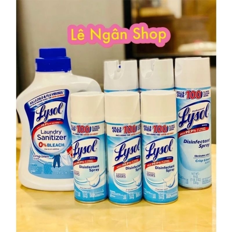 [HÀNG MỸ] Xịt phòng diệt khuẩn Lysol 354g