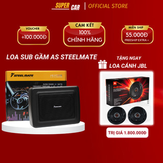 Loa sub gầm ghế ô tô loa sub siêu trầm steelmate as-mtone chính hãng bảo hành 3 năm