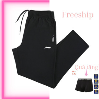 Quần gió Nam LINING [TẶNG QUẦN BOXER]quần dài,co dãn,nhẹ nhàng,thấm hút cực tốt,mặc được mùa hè