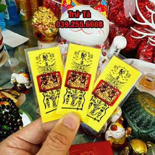 Linh phù vàng trừ tà - đã gia trì