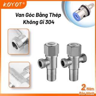 KOYOT Van F Van T INOX SUS304 Van Chia Nước Van Khống Chế Van Giảm Áp T Cầu Ba Ngã Có Khóa