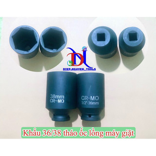 Khẩu bulong tháo ốc lồng máy giặt