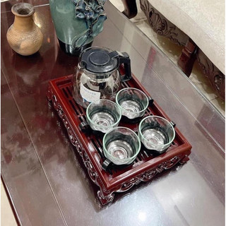 BỘ BÌNH THUỶ TINH PHA TRÀ KÈM 4 CỐC