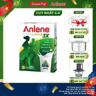 Sữa Bột Anlene Gold Hộp giấy 440g Hương vani