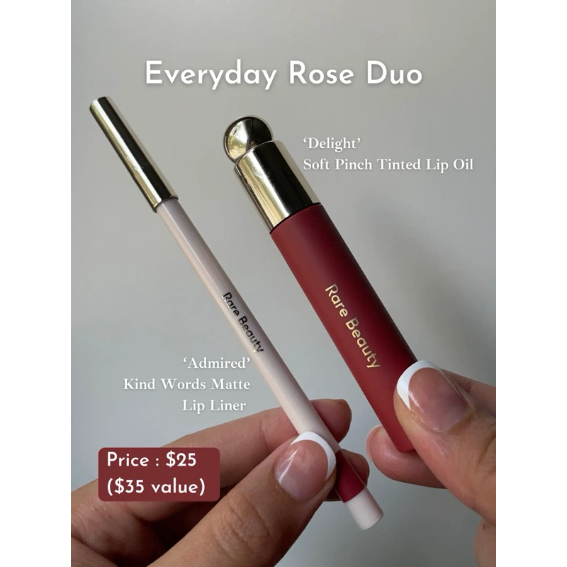 Set 2 son fullsize Rare Beauty $35