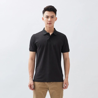 Áo polo nam đen basic,áo thun nam