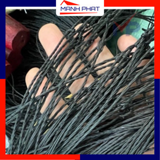 2mx60m Lưới trồng cây làm giàn leo bầu bí mướp lưới bầu đen trồng rau sạch hỗ trợ cây leo Mạnh Phát