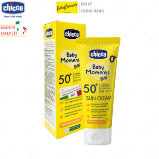 [HSD: T3/2027] Kem Chống Nắng 3 Tác Động Chicco SPF 50+ Cho Bé 75ml