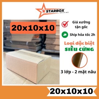 Size 20x10x10 hộp carton, thùng carton, thùng giấy đóng gói, ship hàng tại HCM