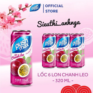 Lốc 6 Lon nước chanh Leo Pushmax 320ml