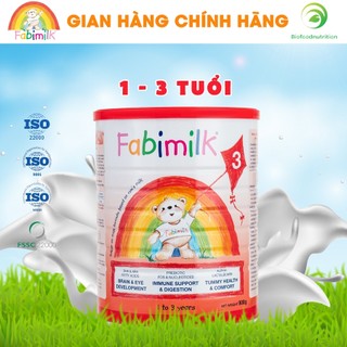 Sữa công thức Fabimilk số 3 (900g) - Nhập khẩu Anh Quốc, phát triển toàn diện, sữa mát tăng cân