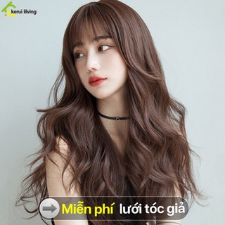 Đầu tóc giả nữ Hàn Quốc PIKUP kèm lưới tóc giả,Tóc giả, đội tóc giả nữ thời trang kèm lưới tóc giả