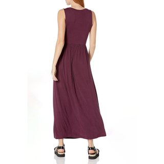 Đầm AM4ZON dáng maxi, eo bo thun D2952
