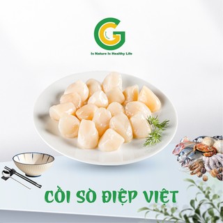 Cồi sò điệp việt u40/60 green good chuyên nướng, áp chảo, súp, xào