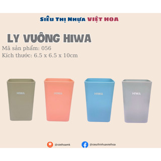 Ly vuông Hiwa, ly uống nước hình vuông, ly uống nước cho bé nhiều màu