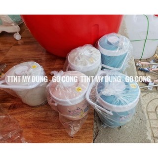 Xô thùng đá giữ nhiệt nhựa tân lập thành 1 lít