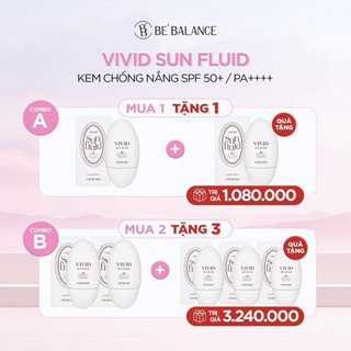 [Công ty mới 2023 ]  Kem chống nắng Vivid Sun Fluid 50ml Bebalance