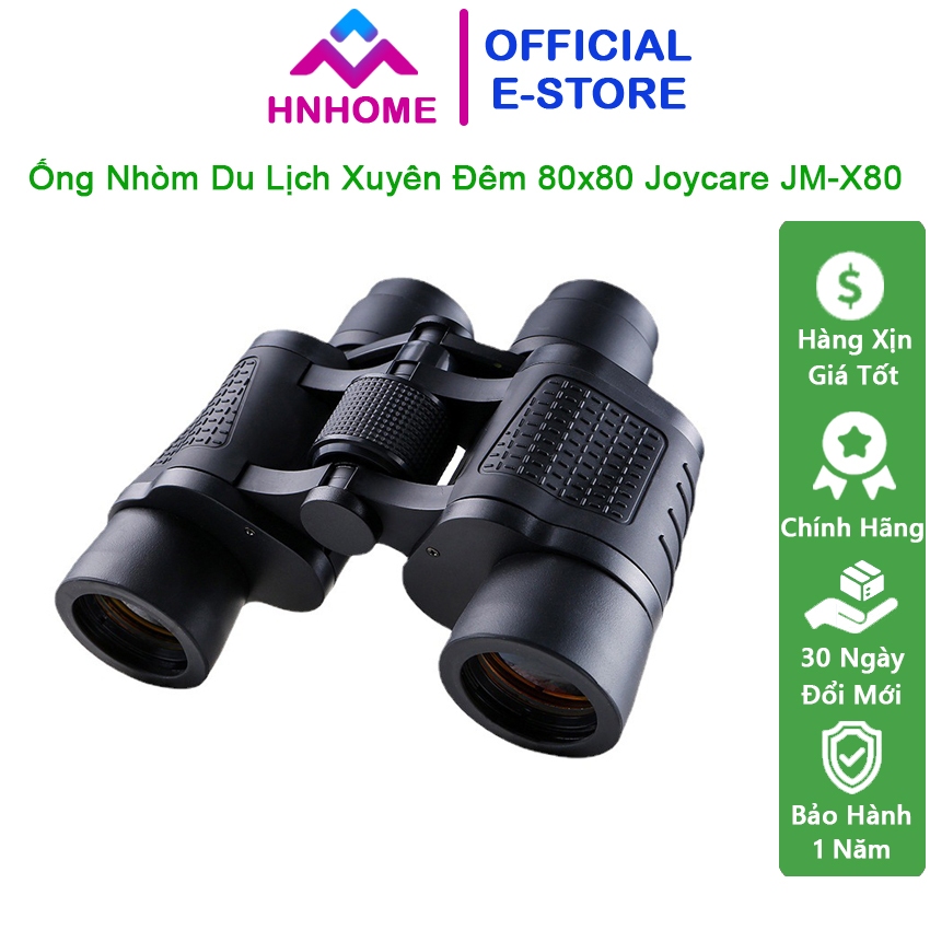 Ống Nhòm Ban Đêm 80×80 Joycare JM-X80, Ống Nhòm Du Lịch Siêu Nét, Công Nghệ Quang Học HD, Trường Nhìn Xa 8m/15000m