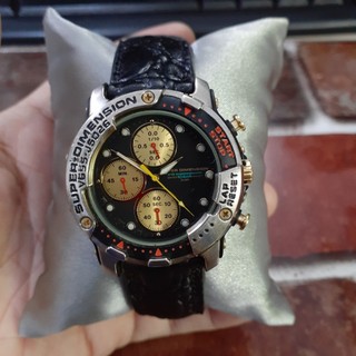 Đồng hồ nam size 41mm 6 kim Alba Super Dimension Chronograph second hand Japan