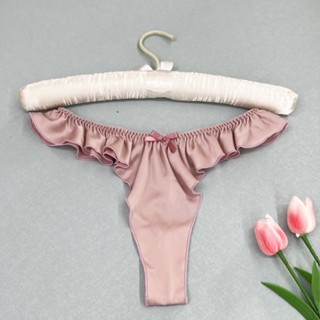 Quần lót lụa lọt khe sexy cạp cao kiểu chữ V