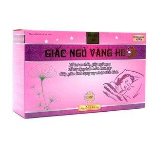 Giấc ngủ vàng HD dưỡng tâm an thần, tạo giấc ngủ sâu và giấc ngủ tự nhiên, tăng cường hoạt huyết dưỡng não hộp 30viên