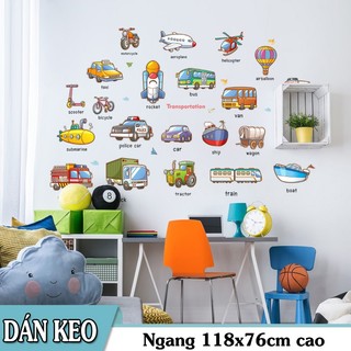 Decal dán tường trang trí - Decal cho bé trang trí phòng ngủ phòng học