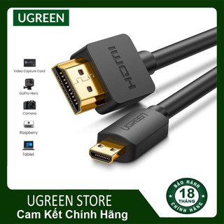 Cáp micro hdmi sang hdmi dài 3m ugreen 30104 cao cấp