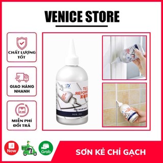 Sơn Kẻ Chỉ Gạch Cao Cấp LKB 140ml - Keo chà ron sứ làm mới mạch gạch sàn nền nhà tắm, tường - VeniceStore