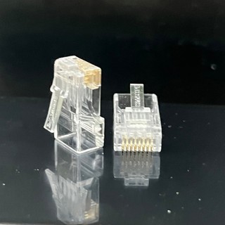 Hạt Mạng Rj45 Commscope Cat6 - Hộp 100 Hạt (Hạt AMP Chính Hãng, Chân Đồng, Sole)