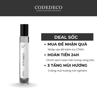 Tinh dầu nước hoa codedeco code n.21 dạng lăn 10ml
