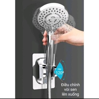 Giá đỡ bát sen tắm dán tường, cài bát sen cầm tay