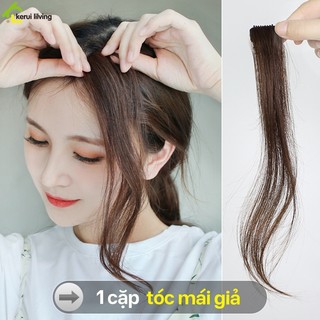 Mái giả thời trang Hàn Quốc PIKUP, kẹp mái bay, kẹp mái giả thanh lịch, phím tóc, trẻ trung xoăn