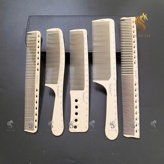 Bộ lược cắt tóc, tỉa tóc nam makaro salon bám tóc, chịu nhiệt - thịnh lee