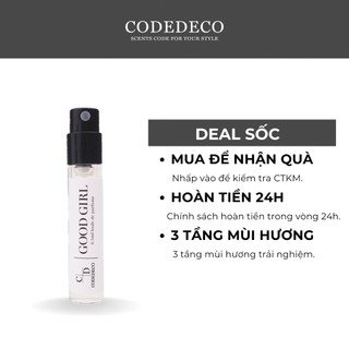 Tinh dầu nước hoa codedeco good girl 2.5ml