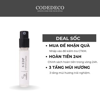 Tinh dầu nước hoa CODEDECO S EDP 2.5ml