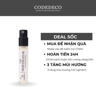 Tinh dầu nước hoa codedeco vie merveilleuse 2.5ml