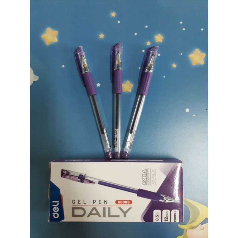 Combo 5 chiếc Bút gel 0,5mm E6600 S