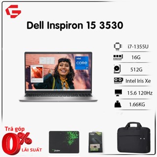 [New 100%] Dell Inspiron 15 3530 (Core i7 1355U, RAM 16GB, SSD 512GB, 15.6" 120Hz) Laptop văn phòng