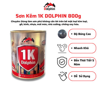 Sơn kẽm 1k dolphin sơn kẽm chuyên dụng, sơn sắt, sơn tường, sơn gỗ
