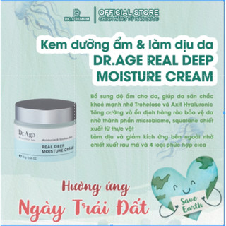 Kem dưỡng ẩm & làm dịu da Dr.Age Real Deep Moisture Cream 75g. Xanh