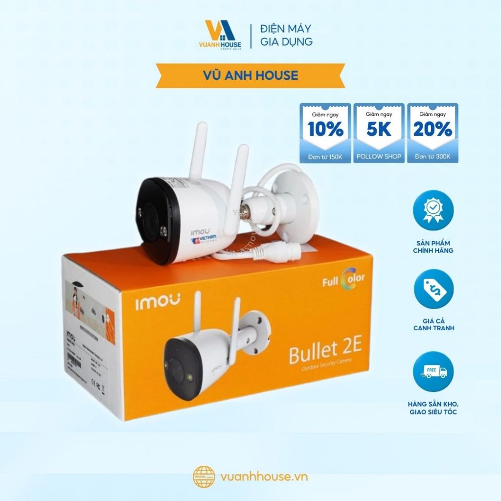 Camera wifi IMOU IPC-F22FP Có míc, Có màu ban đêm