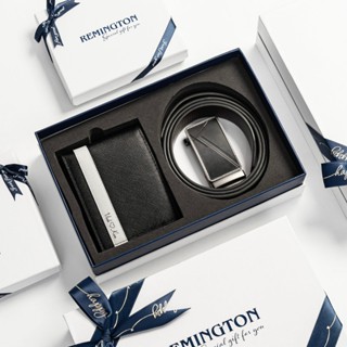 combo ví thắt lưng nam fullbox chính hãng Remington miễn phí in 3 ảnh và tặng kèm hộp, túi giấy làm quà tặng ny hoặc bố