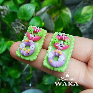 Mô Hình Bánh Donut Mini 01 Tỉ lệ 1/12