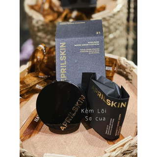 Phấn nước April Skin Magic Snow Cushion SPF 50++ PA+++ mẫu mới