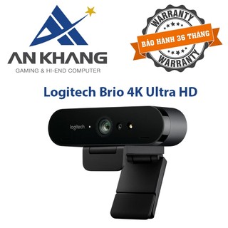 Webcam logitech brio 4k ultra hd - hàng chính hãng