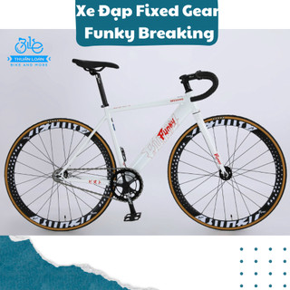 Xe đạp fixed gear funky breaking xuất nhật cao cấp. tặng trap+ balo+ đèn+ lục giác