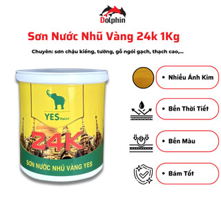 Sơn nhũ vàng 24k hệ nước yes paint sơn tượng vàng, sơn chùa, sơn nhũ vàng, son nước