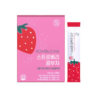 Trà Kombucha Detox Healslab Vị Dâu Thơm Mát Giải Nhiệt Nhập Khẩu Hàn Quốc